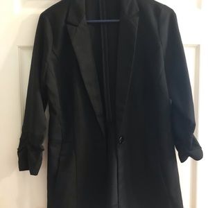 Long black blazer
